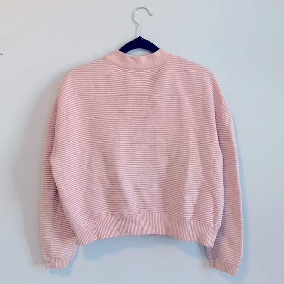 H&M DIVIDED metallic pink cardigan - Picture 3 of 5